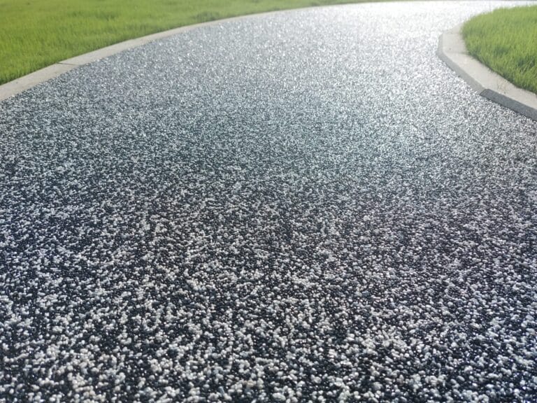 covor de piatră cu rășină